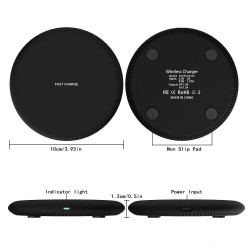 Qi pad de chargement mobile fast charge