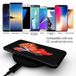 Universeel Qi mobiel fast charge oplaadstation