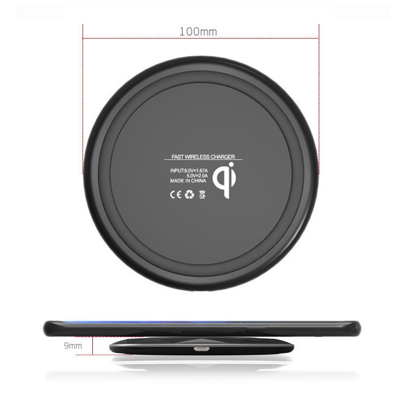 Diamond ultra thin fast wireless charger