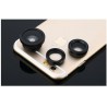 Universal Metal Clip Camera Mobile Phone Lens 3 In 1