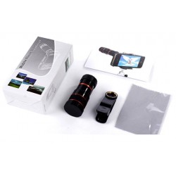 8X Magnification Mobile Phone Zoom Telescope Magnifier Optical Camera Lens