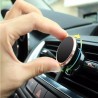 Magnetic car holder for ventilation grille