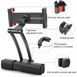 Car holder for smartphone or tablet - adjustable